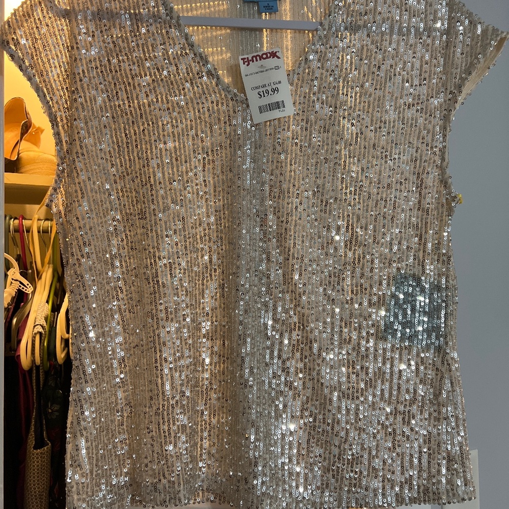 Sequined shirt